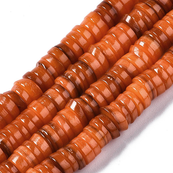 PandaHall Natural Freshwater Shell Beads Strands, Dyed, Flat Round/Disc, Heishi Beads, Chocolate, 6x6x1~2.5mm, Hole: 1mm, about..., Brown
PandaHall Natural Freshwater Shell Beads Strands, Dyed, Flat Round/Disc, Heishi Beads, Chocolate, 6x6x1~2.5mm, Hole: 1mm, about..., Brown