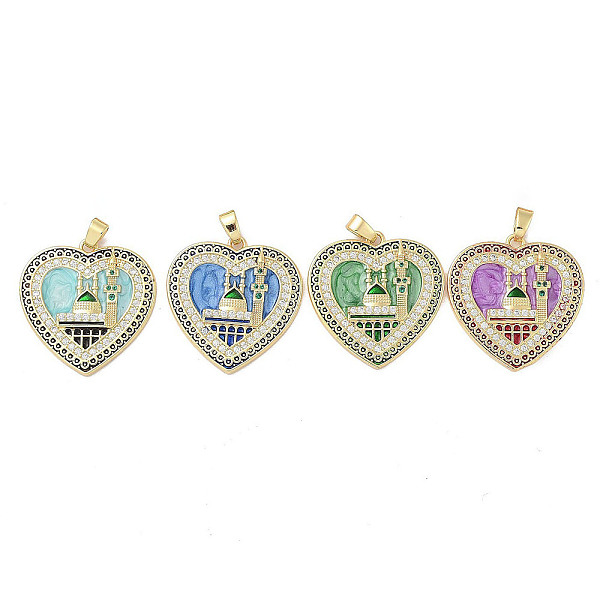 PandaHall Rack Plating Brass Micro Pave Clear Cubic Zirconia Pendants, with Enamel, Long-Lasting Plated, Lead Free & Cadmium Free, Heart..., Multicolor
PandaHall Rack Plating Brass Micro Pave Clear Cubic Zirconia Pendants, with Enamel, Long-Lasting Plated, Lead Free & Cadmium Free, Heart..., Multicolor