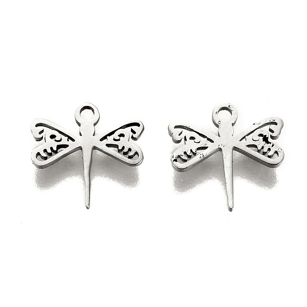 PandaHall 304 Stainless Steel Charms, Laser Cut, Dragonfly, Stainless Steel Color, 9.5x9.5x1mm, Hole: 1.2mm 304 Stainless Steel Dragonfly
PandaHall 304 Stainless Steel Charms, Laser Cut, Dragonfly, Stainless Steel Color, 9.5x9.5x1mm, Hole: 1.2mm 304 Stainless Steel Dragonfly