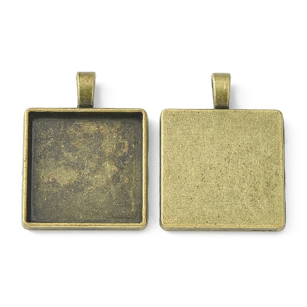PandaHall Square Alloy Pendant Cabochon Settings, Cadmium Free & Nickel Free & Lead Free, Antique Bronze, Tray: 25x25mm, 37.5x29x4mm, Hole...
PandaHall Square Alloy Pendant Cabochon Settings, Cadmium Free & Nickel Free & Lead Free, Antique Bronze, Tray: 25x25mm, 37.5x29x4mm, Hole...