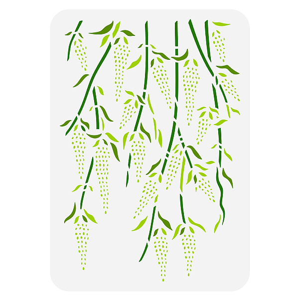 PandaHall FINGERINSPIRE Willow Catkins Painting Stencil 8.3x11.7inch Reusable Weeping Willow Drawing Template Spring Plants Stencil for...
PandaHall FINGERINSPIRE Willow Catkins Painting Stencil 8.3x11.7inch Reusable Weeping Willow Drawing Template Spring Plants Stencil for...