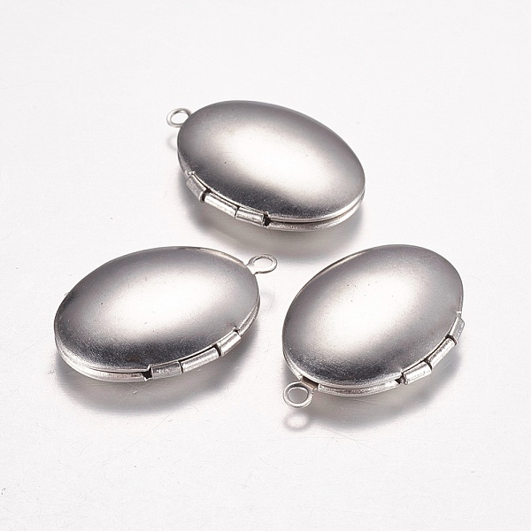 PandaHall 316 Stainless Steel Locket Pendants, Photo Frame Charms for Necklaces, Oval, Stainless Steel Color, 24x16x5mm, Hole: 1.6mm 316...
PandaHall 316 Stainless Steel Locket Pendants, Photo Frame Charms for Necklaces, Oval, Stainless Steel Color, 24x16x5mm, Hole: 1.6mm 316...