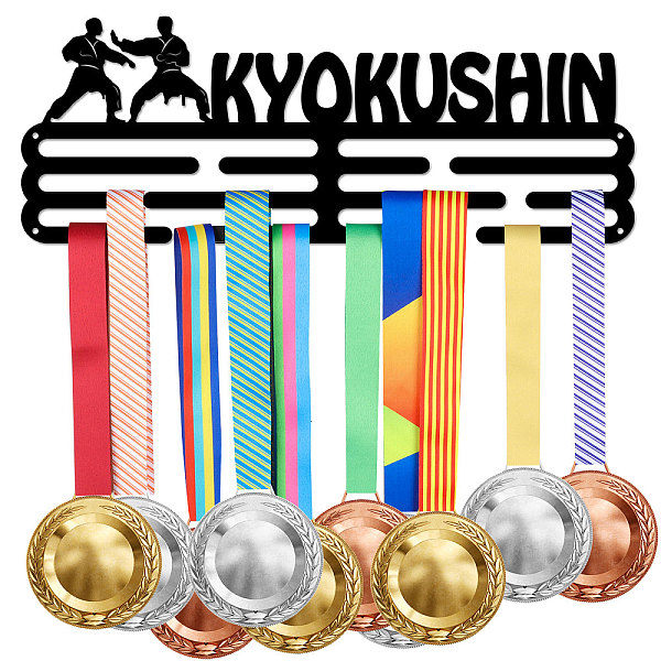 PandaHall Fashion Iron Medal Hanger Holder Display Wall Rack, with Screws, Word Kyokushin, Sports Themed Pattern, 150x400mm Iron Sports
PandaHall Fashion Iron Medal Hanger Holder Display Wall Rack, with Screws, Word Kyokushin, Sports Themed Pattern, 150x400mm Iron Sports