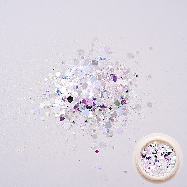 PandaHall (Clearance Sale)Shiny Nail Art Decoration Accessories, with Glitter Powder and Sequins, DIY Sparkly Paillette Tips Nail, Beige..., Yellow
PandaHall (Clearance Sale)Shiny Nail Art Decoration Accessories, with Glitter Powder and Sequins, DIY Sparkly Paillette Tips Nail, Beige..., Yellow