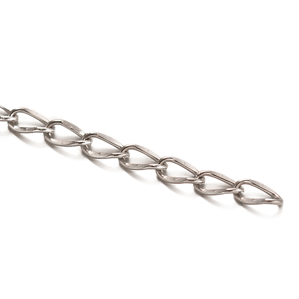 PandaHall 304 Stainless Steel Curb Chains, Soldered, with Spool, Faceted, Stainless Steel Color, 4.5x2.8x1mm, about 82.02 Feet(25m)/roll 304...
PandaHall 304 Stainless Steel Curb Chains, Soldered, with Spool, Faceted, Stainless Steel Color, 4.5x2.8x1mm, about 82.02 Feet(25m)/roll 304...
