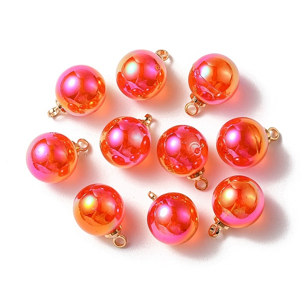 PandaHall 10Pcs UV Plating Acrylic Pendants, with Light Gold Tone Brass Findings, Round Charm, Red, 13.5x9.5mm, Hole: 1.6mm Acrylic Round...
PandaHall 10Pcs UV Plating Acrylic Pendants, with Light Gold Tone Brass Findings, Round Charm, Red, 13.5x9.5mm, Hole: 1.6mm Acrylic Round...