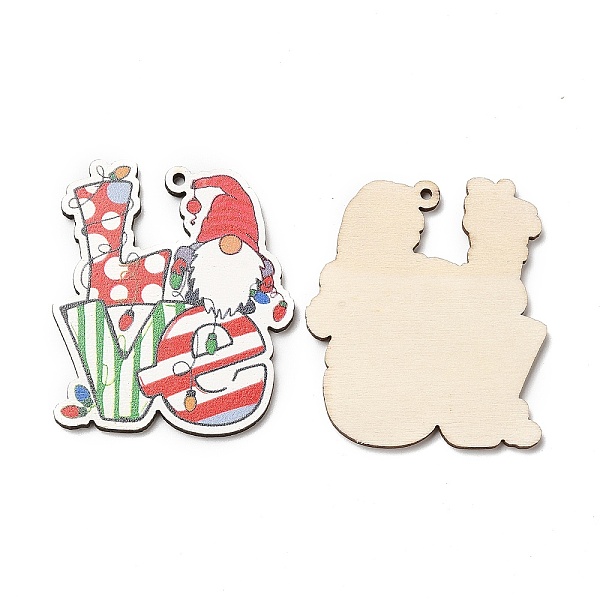 PandaHall Single Face Printed Wood Big Pendants, Christmas Charms, Gnome, 51x43x2.5mm, Hole: 2mm Wood Gnome Red
PandaHall Single Face Printed Wood Big Pendants, Christmas Charms, Gnome, 51x43x2.5mm, Hole: 2mm Wood Gnome Red