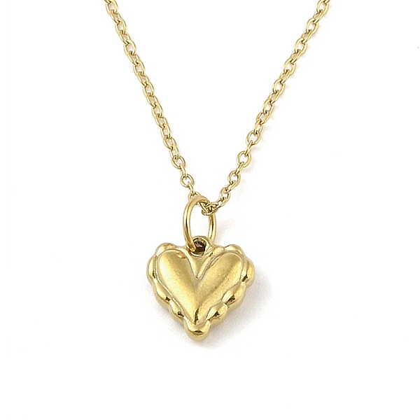 PandaHall Ion Plating(IP) 304 Stainless Steel Pendant Necklaces for Women, Heart, Real 18K Gold Plated, 18.07 inch(45.9cm) 304 Stainless...
PandaHall Ion Plating(IP) 304 Stainless Steel Pendant Necklaces for Women, Heart, Real 18K Gold Plated, 18.07 inch(45.9cm) 304 Stainless...
