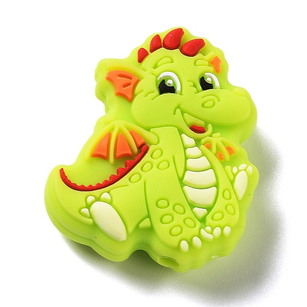 PandaHall Dinosaur Food Grade Silicone Focal Beads, Chewing Beads For Teethers, DIY Nursing Necklaces Making, Green Yellow, 29x24.5x9mm...
PandaHall Dinosaur Food Grade Silicone Focal Beads, Chewing Beads For Teethers, DIY Nursing Necklaces Making, Green Yellow, 29x24.5x9mm...