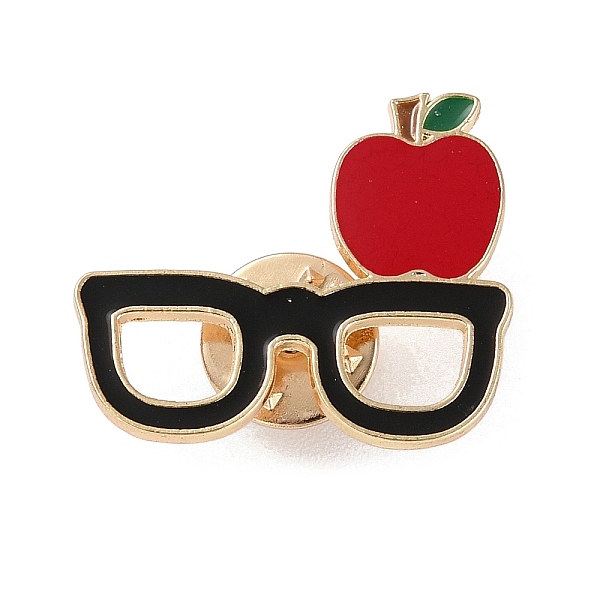 PandaHall Teacher's Day Theme Rack Plating Light Gold Alloy Brooches, Enamel Pins, Glasses, 24x28x1.5mm Alloy+Enamel Glasses
PandaHall Teacher's Day Theme Rack Plating Light Gold Alloy Brooches, Enamel Pins, Glasses, 24x28x1.5mm Alloy+Enamel Glasses