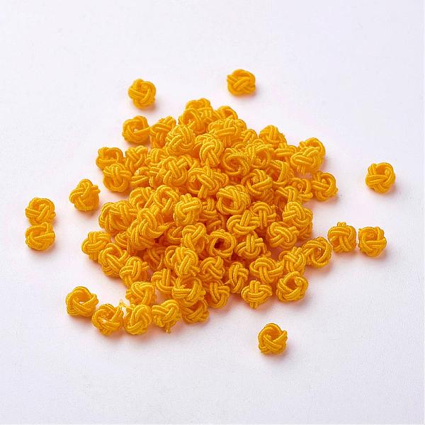 PandaHall Polyester Weave Beads, Round, Gold, 6x5mm, Hole: 4mm, about 200pcs/bag Polyester Round Gold
PandaHall Polyester Weave Beads, Round, Gold, 6x5mm, Hole: 4mm, about 200pcs/bag Polyester Round Gold