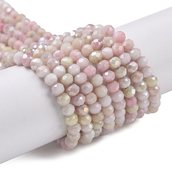 PandaHall Faceted Electroplated Glass Beads Strands, AB Color Plated, Rondelle, Pale Violet Red, 4x3mm, Hole: 0.9mm, about 112pcs/strand...
PandaHall Faceted Electroplated Glass Beads Strands, AB Color Plated, Rondelle, Pale Violet Red, 4x3mm, Hole: 0.9mm, about 112pcs/strand...