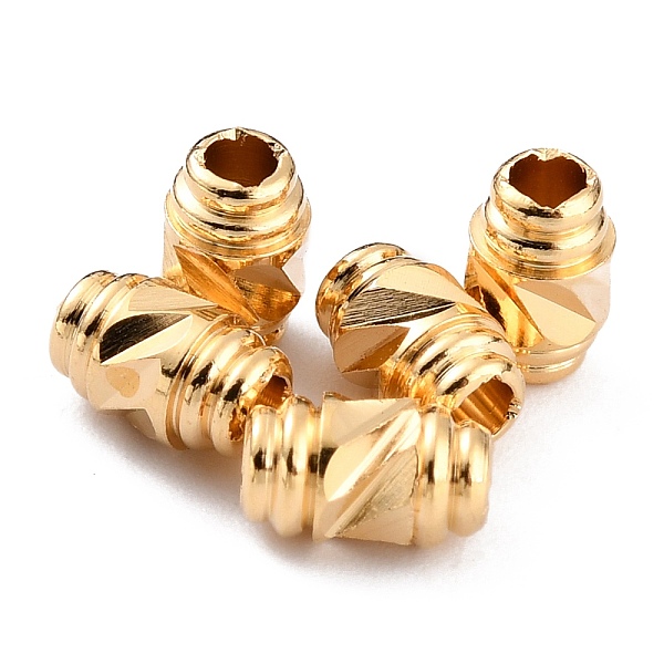 PandaHall Brass Beads, Long-Lasting Plated, Barrel, Real 24K Gold Plated, 6x4mm, Hole: 1.8mm Brass Barrel
PandaHall Brass Beads, Long-Lasting Plated, Barrel, Real 24K Gold Plated, 6x4mm, Hole: 1.8mm Brass Barrel