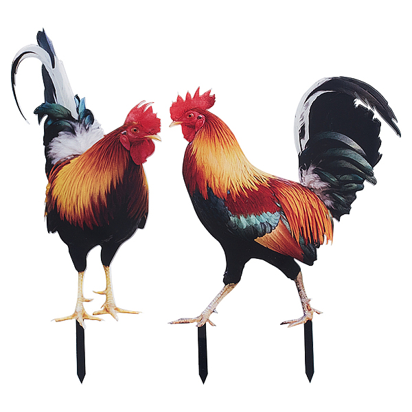 PandaHall Double-sided Pattern Acrylic Garden Stake, Ground Insert Decor, Rooster, Black, 206~251x105~106x2.5mm, 2pcs/set Acrylic Rooster...
PandaHall Double-sided Pattern Acrylic Garden Stake, Ground Insert Decor, Rooster, Black, 206~251x105~106x2.5mm, 2pcs/set Acrylic Rooster...