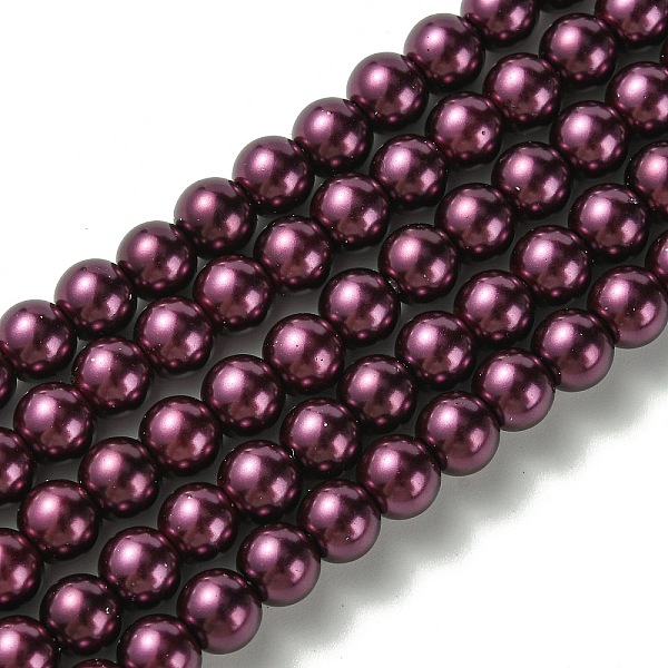 PandaHall Eco-Friendly Dyed Glass Pearl Beads Strands, Grade A, Round, Cotton Cord Threaded, Purple, 6mm, Hole: 1.2~1.5mm, about...
PandaHall Eco-Friendly Dyed Glass Pearl Beads Strands, Grade A, Round, Cotton Cord Threaded, Purple, 6mm, Hole: 1.2~1.5mm, about...