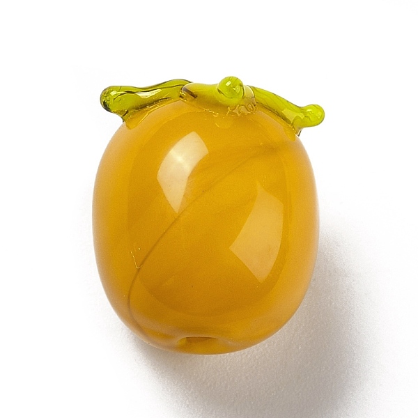 PandaHall Autumn Theme Handmade Lampwork Beads, Persimmon, Goldenrod, 14x12mm, Hole: 1.2mm Lampwork Fruit Gold
PandaHall Autumn Theme Handmade Lampwork Beads, Persimmon, Goldenrod, 14x12mm, Hole: 1.2mm Lampwork Fruit Gold