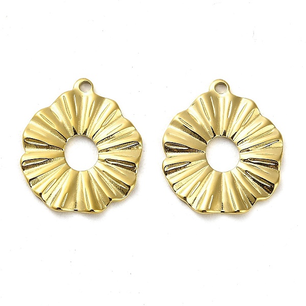 PandaHall 304 Stainless Steel Pendants, Flower Charm, Real 14K Gold Plated, 20.5x17x1.5mm, Hole: 1.6mm 304 Stainless Steel Flower
PandaHall 304 Stainless Steel Pendants, Flower Charm, Real 14K Gold Plated, 20.5x17x1.5mm, Hole: 1.6mm 304 Stainless Steel Flower