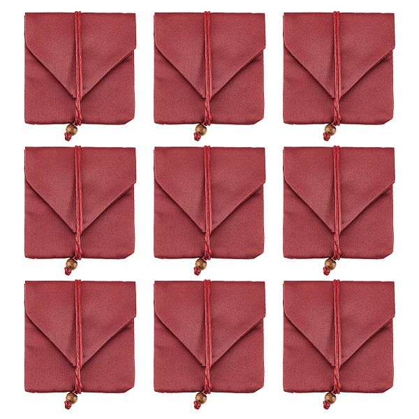 PandaHall Cloth Jewelry Gift Pouches, Jewelry Storage Bags with Ribbon, Rectangle, Dark Red, 10x9.2x0.7cm Cloth None
PandaHall Cloth Jewelry Gift Pouches, Jewelry Storage Bags with Ribbon, Rectangle, Dark Red, 10x9.2x0.7cm Cloth None
