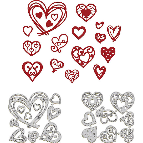 PandaHall GLOBLELAND Love Heart Cutting Dies Valentine's Day Heart Carbon Steel Cutting Dies for DIY Scrapbooking Photo Album Decorative...
PandaHall GLOBLELAND Love Heart Cutting Dies Valentine's Day Heart Carbon Steel Cutting Dies for DIY Scrapbooking Photo Album Decorative...