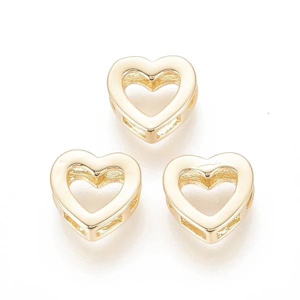 PandaHall Brass Slide Charms, Long-Lasting Plated, Heart, Real 18K Gold Plated, 10x10x3.5mm, Hole: 1.5~2x3~4mm Brass Heart
PandaHall Brass Slide Charms, Long-Lasting Plated, Heart, Real 18K Gold Plated, 10x10x3.5mm, Hole: 1.5~2x3~4mm Brass Heart