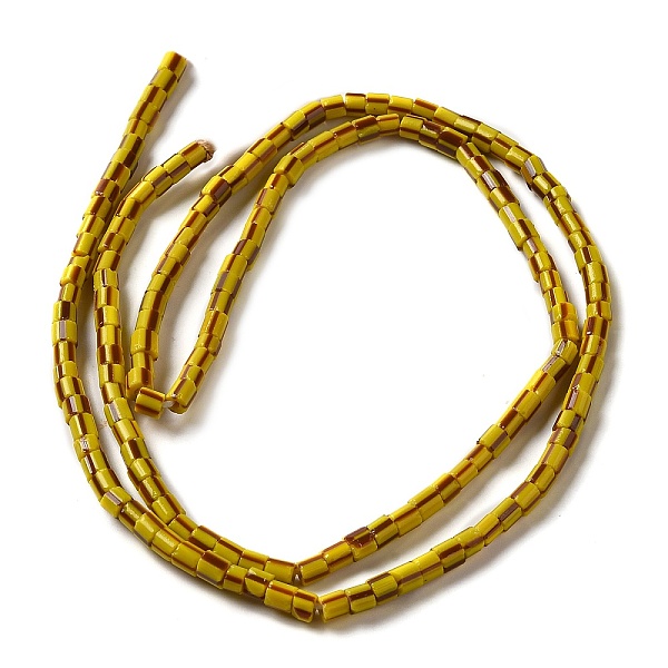 PandaHall Handmade Nepalese Lampwork Beads, Column with Stripe Pattern, Yellow, 3~6x2~7mm, Hole: 1.2~1.8mm, about 115~125pcs/strand...
PandaHall Handmade Nepalese Lampwork Beads, Column with Stripe Pattern, Yellow, 3~6x2~7mm, Hole: 1.2~1.8mm, about 115~125pcs/strand...