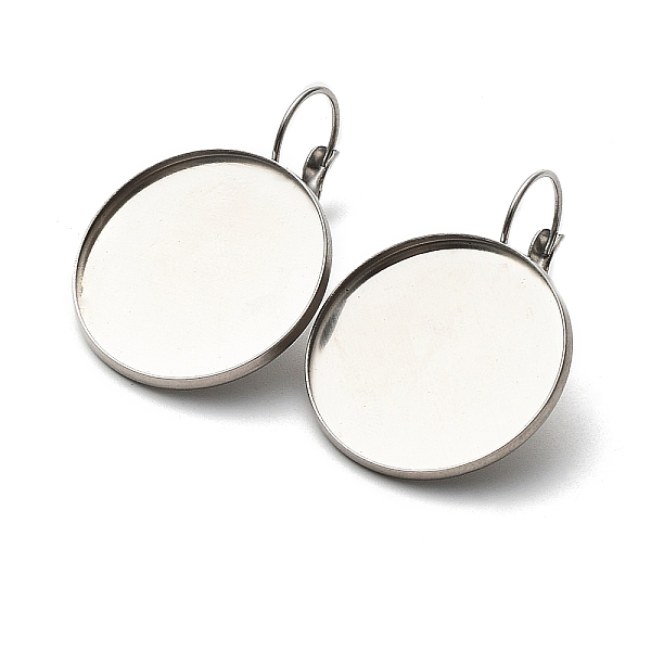 PandaHall 304 Stainless Steel Leverback Earring Settings, Flat Round, Stainless Steel Color, Tray: 25mm, 36.8x26.5x13mm, Pin: 0.8mm 304...
PandaHall 304 Stainless Steel Leverback Earring Settings, Flat Round, Stainless Steel Color, Tray: 25mm, 36.8x26.5x13mm, Pin: 0.8mm 304...