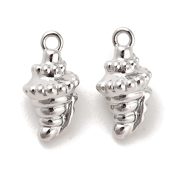 PandaHall Brass Charms, Spiral shell, Real Platinum Plated, 13.5x7x6.5mm, Hole: 1.4mm Brass Shell Shape
PandaHall Brass Charms, Spiral shell, Real Platinum Plated, 13.5x7x6.5mm, Hole: 1.4mm Brass Shell Shape