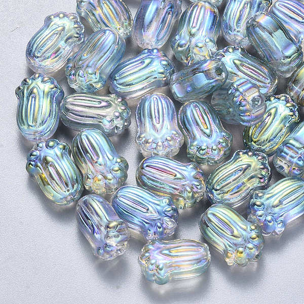 PandaHall Transparent Spray Painted Glass Beads, Pakchoi, Colorful, 11x7.5x5.5mm, Hole: 1mm Glass Vegetables
PandaHall Transparent Spray Painted Glass Beads, Pakchoi, Colorful, 11x7.5x5.5mm, Hole: 1mm Glass Vegetables
