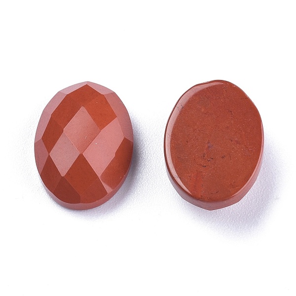 PandaHall Natural Red Jasper Cabochons, Faceted, Oval, 18x13x6mm Red Jasper Oval
PandaHall Natural Red Jasper Cabochons, Faceted, Oval, 18x13x6mm Red Jasper Oval