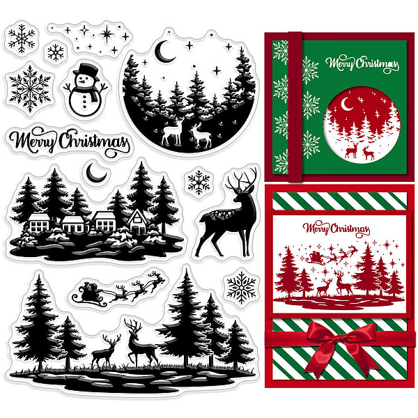 PandaHall Custom PVC Plastic Clear Stamps, for DIY Scrapbooking, Photo Album Decorative, Cards Making, Christmas Themed Pattern, 160x110x3mm...
PandaHall Custom PVC Plastic Clear Stamps, for DIY Scrapbooking, Photo Album Decorative, Cards Making, Christmas Themed Pattern, 160x110x3mm...