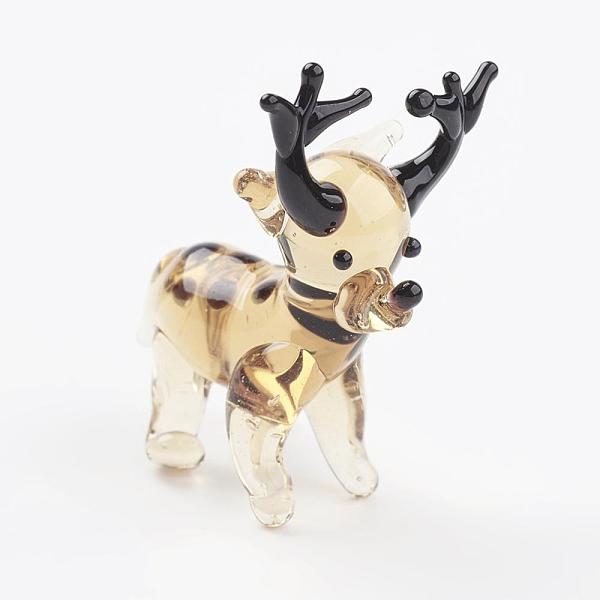PandaHall Home Decorations, Handmade Lampwork Display Decorations, Christmas Reindeer/Stag, Goldenrod, 20~26x15~20x20~30mm Lampwork Deer..., Gold
PandaHall Home Decorations, Handmade Lampwork Display Decorations, Christmas Reindeer/Stag, Goldenrod, 20~26x15~20x20~30mm Lampwork Deer..., Gold
