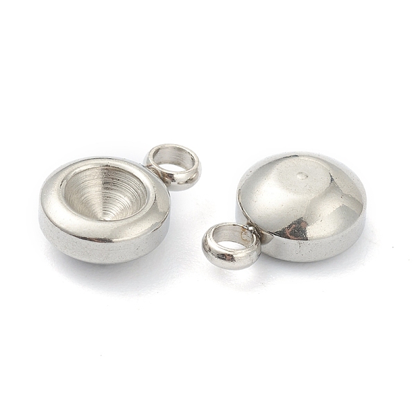 PandaHall 202 Stainless Steel Pendant Rhinestone Settings, for Pointed Back Rivoli Rhinestone, Half Round, Stainless Steel Color, 9x6.5x3mm...
PandaHall 202 Stainless Steel Pendant Rhinestone Settings, for Pointed Back Rivoli Rhinestone, Half Round, Stainless Steel Color, 9x6.5x3mm...