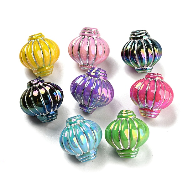 PandaHall Opaque Acrylic Lantern Beads, with Silver Line, Mixed Color, 14x12.5~13.5mm, Hole: 3.5mm Acrylic Lantern Multicolor
PandaHall Opaque Acrylic Lantern Beads, with Silver Line, Mixed Color, 14x12.5~13.5mm, Hole: 3.5mm Acrylic Lantern Multicolor