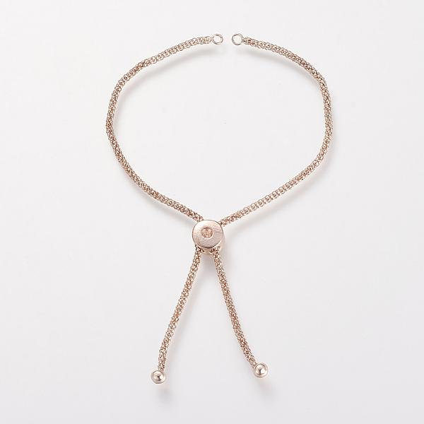 PandaHall Brass Slider Bracelets Making Bracelet Making, Rose Gold, Fit for 2mm rhinestone, 5 inch~5-1/8 inch(125~130mm) Brass
PandaHall Brass Slider Bracelets Making Bracelet Making, Rose Gold, Fit for 2mm rhinestone, 5 inch~5-1/8 inch(125~130mm) Brass