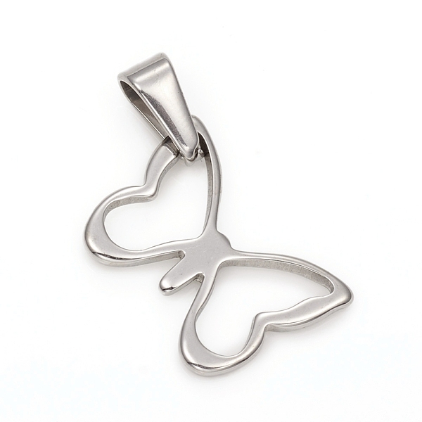 PandaHall 304 Stainless Steel Pendants, Butterfly, Stainless Steel Color, 20x20.5x1.5mm, Hole: 3.5x5.5mm 304 Stainless Steel Butterfly
PandaHall 304 Stainless Steel Pendants, Butterfly, Stainless Steel Color, 20x20.5x1.5mm, Hole: 3.5x5.5mm 304 Stainless Steel Butterfly