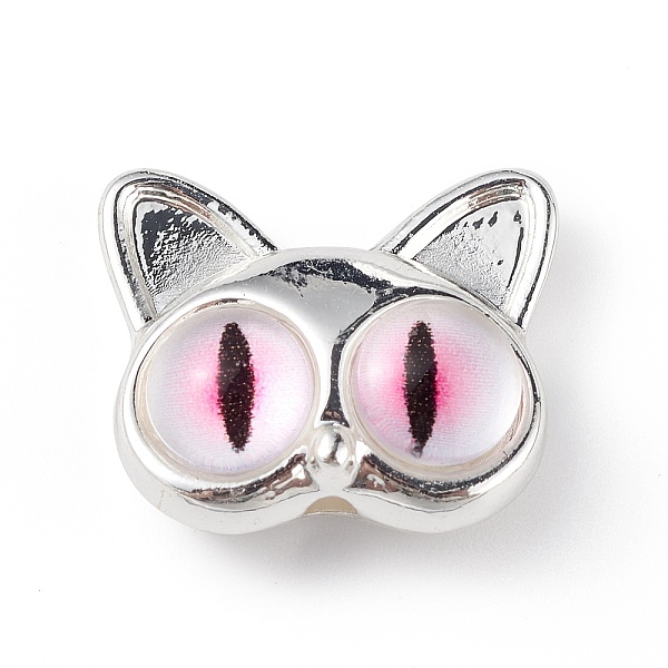 PandaHall Spray Painted Alloy Beads, with Glass Eye, Cat Head, Silver, 14x16.5x7mm, Hole: 1.5mm Alloy+Glass Cat Shape Silver
PandaHall Spray Painted Alloy Beads, with Glass Eye, Cat Head, Silver, 14x16.5x7mm, Hole: 1.5mm Alloy+Glass Cat Shape Silver