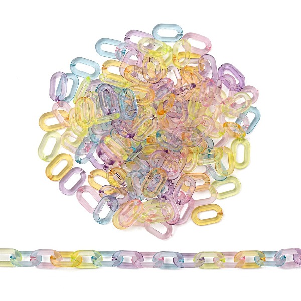 PandaHall Transparent Acrylic Linking Rings, Quick Link Connectors, For Jewelry Cable Chains Making, Oval, Mixed Color, 15x9x3mm, Inner..., Multicolor
PandaHall Transparent Acrylic Linking Rings, Quick Link Connectors, For Jewelry Cable Chains Making, Oval, Mixed Color, 15x9x3mm, Inner..., Multicolor