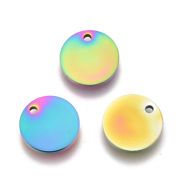 PandaHall Ion Plating(IP) 304 Stainless Steel Charms, Polished, Stamping Blank Tag, Laser Cut, Flat Round, Rainbow Color, 7.8x1mm, Hole...
PandaHall Ion Plating(IP) 304 Stainless Steel Charms, Polished, Stamping Blank Tag, Laser Cut, Flat Round, Rainbow Color, 7.8x1mm, Hole...