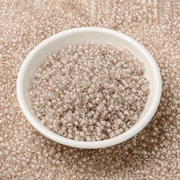 PandaHall MIYUKI Round Rocailles Beads, Japanese Seed Beads, (RR215) Blush Lined Crystal, 8/0, 3mm, Hole: 1mm, about 422~455pcs/bottle..., Pink
PandaHall MIYUKI Round Rocailles Beads, Japanese Seed Beads, (RR215) Blush Lined Crystal, 8/0, 3mm, Hole: 1mm, about 422~455pcs/bottle..., Pink