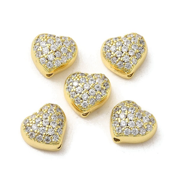 PandaHall Valentine' s Day Brass Micro Pave Clear Cubic Zirconia Beads, Heart, Real 16K Gold Plated, 9x10x6mm, Hole: 1.4mm Brass+Cubic...
PandaHall Valentine' s Day Brass Micro Pave Clear Cubic Zirconia Beads, Heart, Real 16K Gold Plated, 9x10x6mm, Hole: 1.4mm Brass+Cubic...