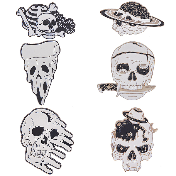 PandaHall SUNNYCLUE 6Pcs 6 Style Alloy Enamel Brooches Sets, Lapel Pin Backs, Skull, Skull Pattern, 18~35.5x18~33mm, 1pc/style Alloy+Enamel...
PandaHall SUNNYCLUE 6Pcs 6 Style Alloy Enamel Brooches Sets, Lapel Pin Backs, Skull, Skull Pattern, 18~35.5x18~33mm, 1pc/style Alloy+Enamel...