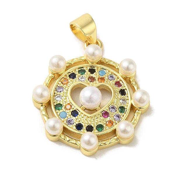 PandaHall Brass Micro Pave Cubic Zirconia Pendants, with ABS Beads, Real 18K Gold Plated, Sun, 22x20x5mm, Hole: 5x3.5mm Brass+Cubic Zirconia...
PandaHall Brass Micro Pave Cubic Zirconia Pendants, with ABS Beads, Real 18K Gold Plated, Sun, 22x20x5mm, Hole: 5x3.5mm Brass+Cubic Zirconia...