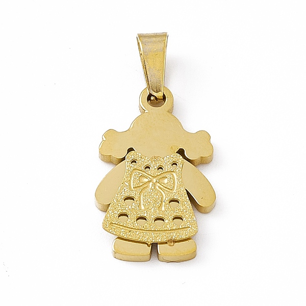 PandaHall Vacuum Plating 304 Stainless Steel Pendants, Girl Charms, Golden, 18x11.5x2mm, Hole: 6x3mm 304 Stainless Steel Human
PandaHall Vacuum Plating 304 Stainless Steel Pendants, Girl Charms, Golden, 18x11.5x2mm, Hole: 6x3mm 304 Stainless Steel Human