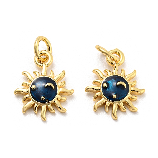 PandaHall Brass Enamel Pendants, with Jump Ring, Long-Lasting Plated, Lead Free & Cadmium Free, Sun Charm, Real 18K Gold Plated, 14x11x2mm...
PandaHall Brass Enamel Pendants, with Jump Ring, Long-Lasting Plated, Lead Free & Cadmium Free, Sun Charm, Real 18K Gold Plated, 14x11x2mm...