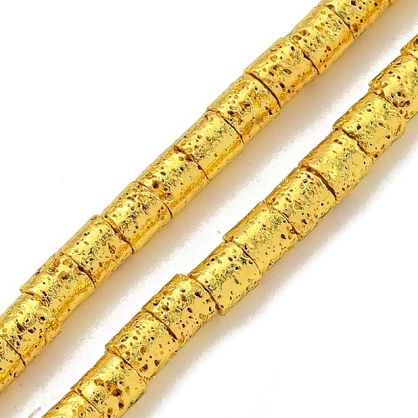 PandaHall Electroplated Natural Lava Rock Beads Strands, Cloumn, Golden Plated, 4x4mm, Hole: 1.2mm, about 99pcs/strand, 15.91''(40.4cm) Lava...
PandaHall Electroplated Natural Lava Rock Beads Strands, Cloumn, Golden Plated, 4x4mm, Hole: 1.2mm, about 99pcs/strand, 15.91''(40.4cm) Lava...