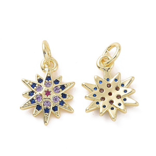 PandaHall Brass Micro Pave Cubic Zirconia Charms, with Jump Rings, Sparkling Star Charm, Real 18K Gold Plated, 14.5x10x2mm, Hole: 3.2mm...
PandaHall Brass Micro Pave Cubic Zirconia Charms, with Jump Rings, Sparkling Star Charm, Real 18K Gold Plated, 14.5x10x2mm, Hole: 3.2mm...