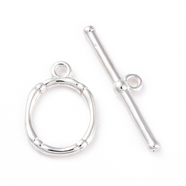 PandaHall Eco-friendly Brass Toggle Clasps, Cadmium Free & Lead Free, Long-Lasting Plated, Oval, 925 Sterling Silver Plated, Oval: 14x10x1mm...
PandaHall Eco-friendly Brass Toggle Clasps, Cadmium Free & Lead Free, Long-Lasting Plated, Oval, 925 Sterling Silver Plated, Oval: 14x10x1mm...