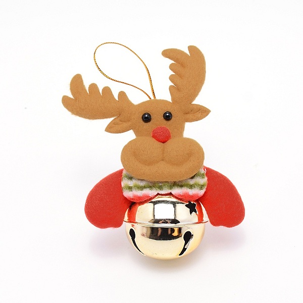 PandaHall Christmas Theme Reindeer Cloth Pendant Decorations, with Metal Bells, Orange, 142mm Cloth Deer Orange
PandaHall Christmas Theme Reindeer Cloth Pendant Decorations, with Metal Bells, Orange, 142mm Cloth Deer Orange