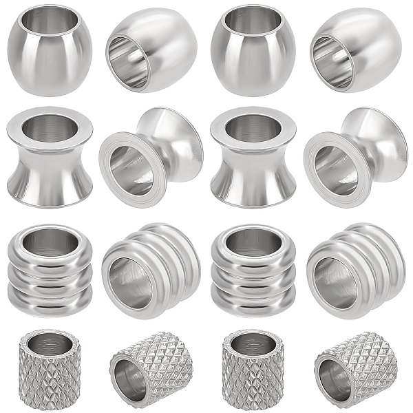 PandaHall Beebeecraft 40Pcs 5 Styles 201 & 304 Stainless Steel European Beads, Large Hole Beads, Vase & Column & Barrel, Stainless Steel...
PandaHall Beebeecraft 40Pcs 5 Styles 201 & 304 Stainless Steel European Beads, Large Hole Beads, Vase & Column & Barrel, Stainless Steel...
