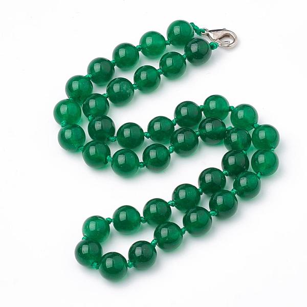PandaHall Natural Malaysia Jade Beaded Necklaces, with Alloy Lobster Clasps, Round, 18.8 inch~19.2 inch(48~49cm), round: 10mm Malaysia Jade
PandaHall Natural Malaysia Jade Beaded Necklaces, with Alloy Lobster Clasps, Round, 18.8 inch~19.2 inch(48~49cm), round: 10mm Malaysia Jade